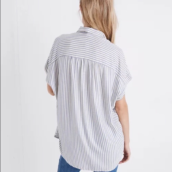 Madewell striped central shirt, small Dalton stripe - Picture 3 of 7